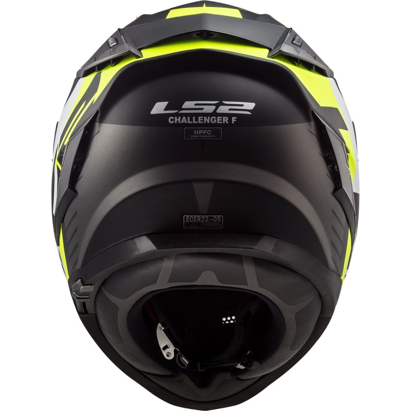 LS2 FF327 Challenger Squadron Full Face motociklistička kaciga crno-fluo žuta rasprodaja