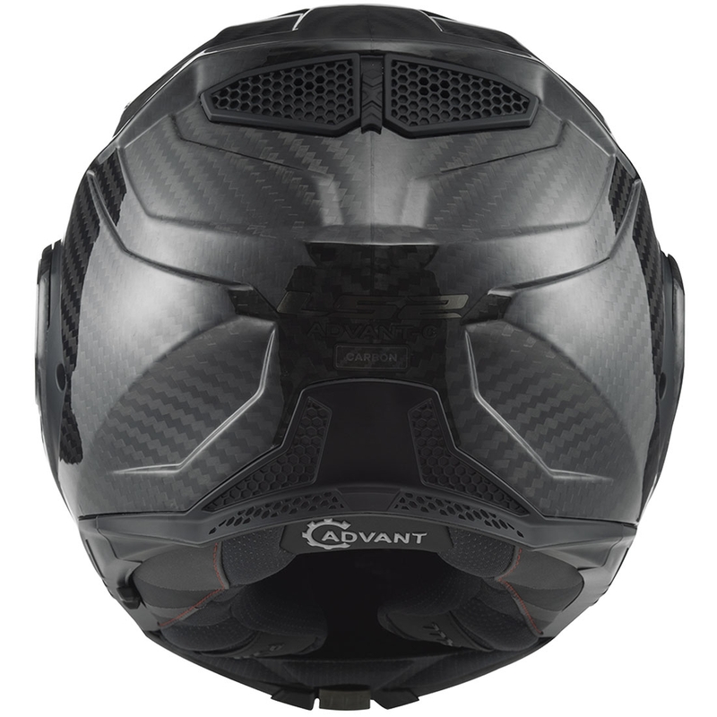 Motociklistička kaciga na preklop LS2 FF901 Advant X Solid Carbon black