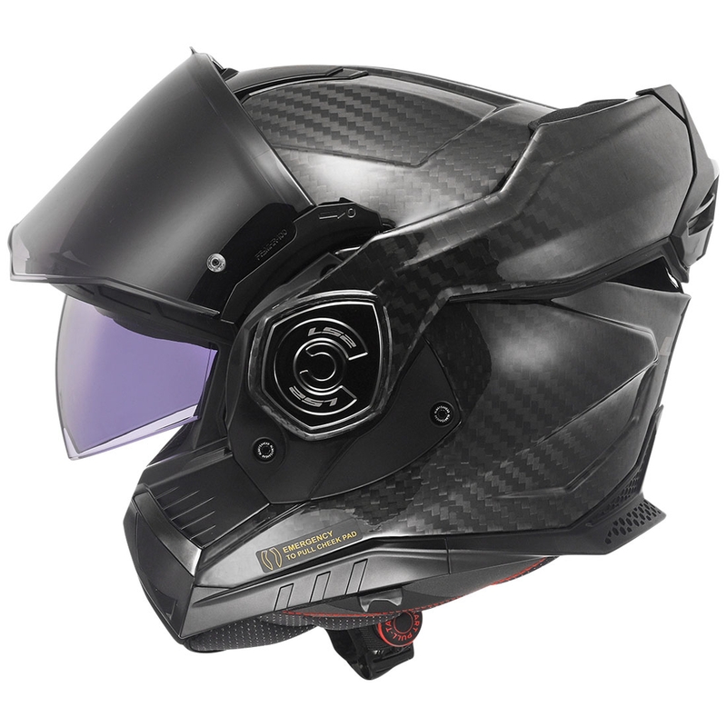 Motociklistička kaciga na preklop LS2 FF901 Advant X Solid Carbon black