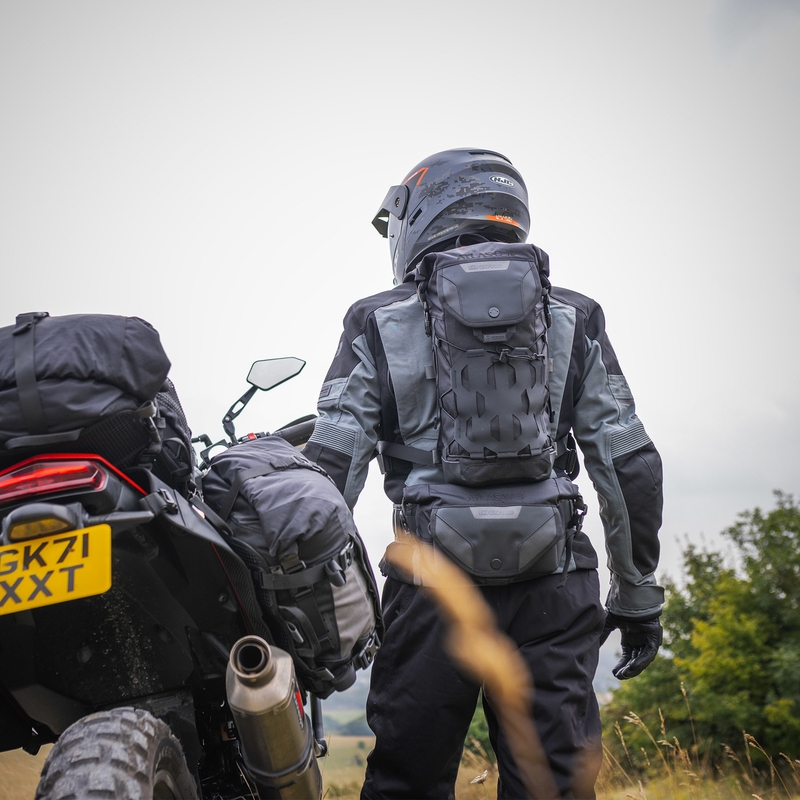 Oxford Atlas B-10 motociklistički ruksak crni 10 l
