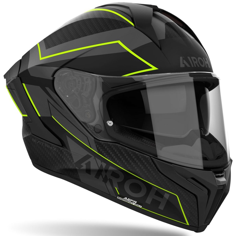 Airoh MATRYX Sentinel motociklistička kaciga za cijelo lice mat žuta