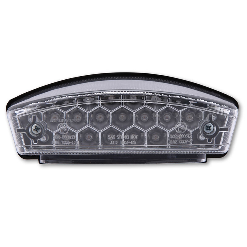 Highsider Smart Monster LED stražnje svjetlo za motocikl, crno