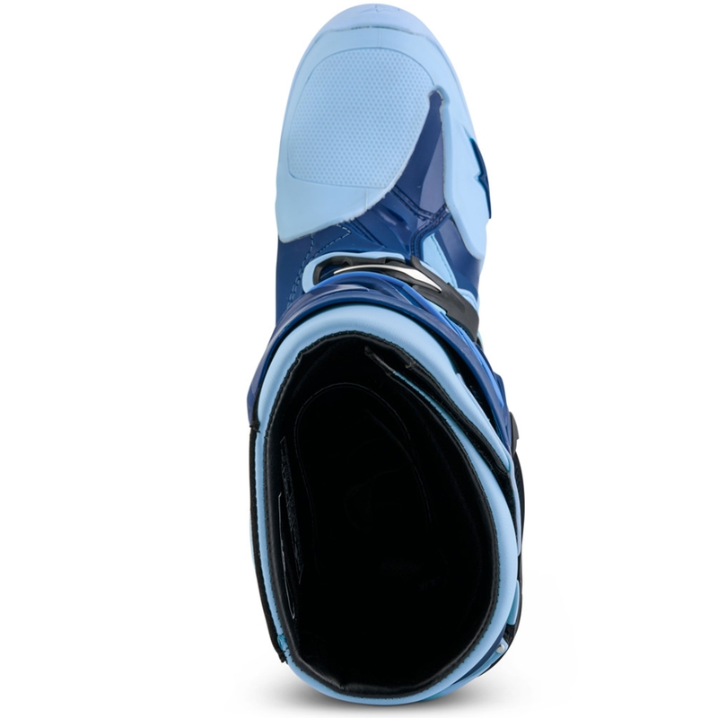 Alpinestars Tech 10 Limited Edition Steelers motociklističke čizme plavo-svijetloplave