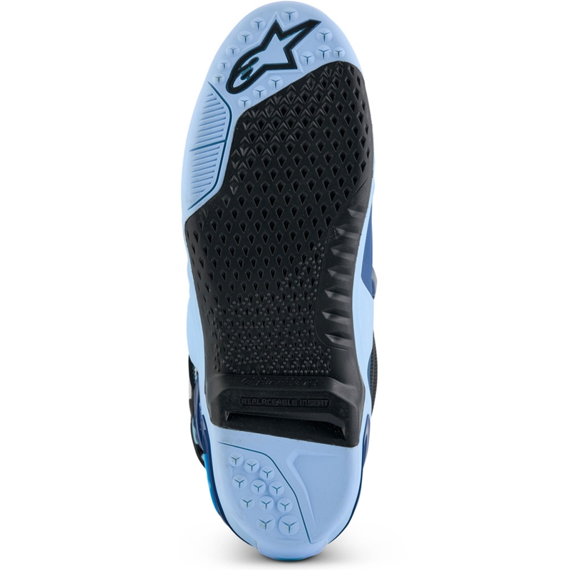 Alpinestars Tech 10 Limited Edition Steelers motociklističke čizme plavo-svijetloplave