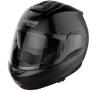 Preklopna motociklistička kaciga Nolan N100-6 Classic N-COM 3 crna
