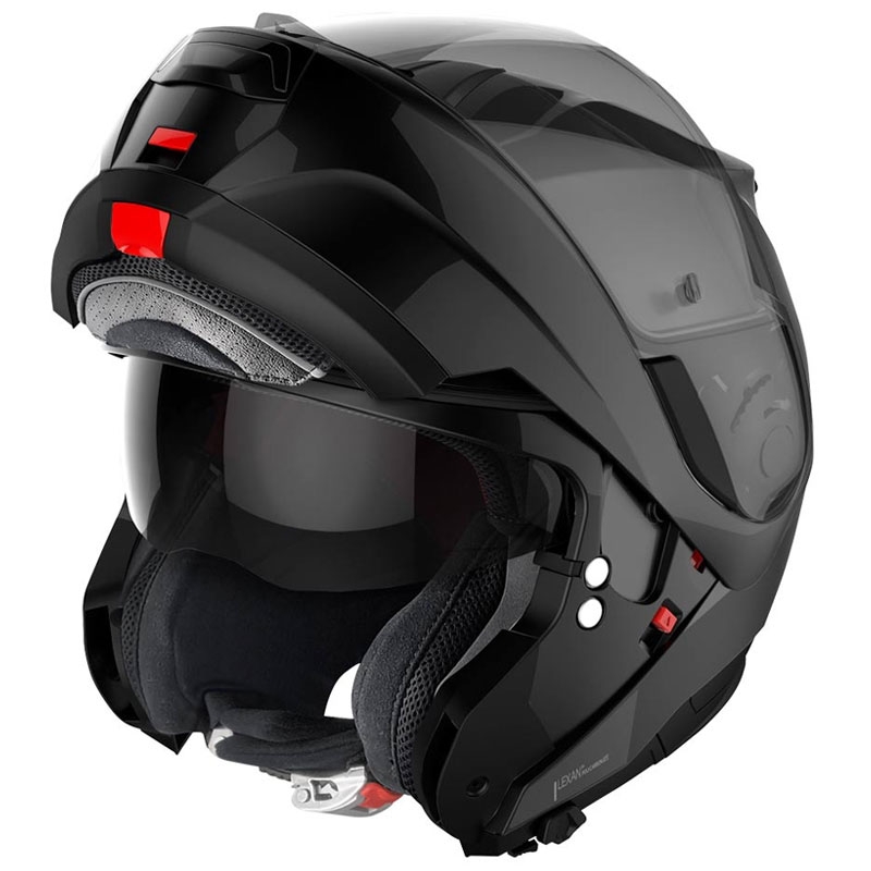 Preklopna motociklistička kaciga Nolan N100-6 Classic N-COM 3 crna