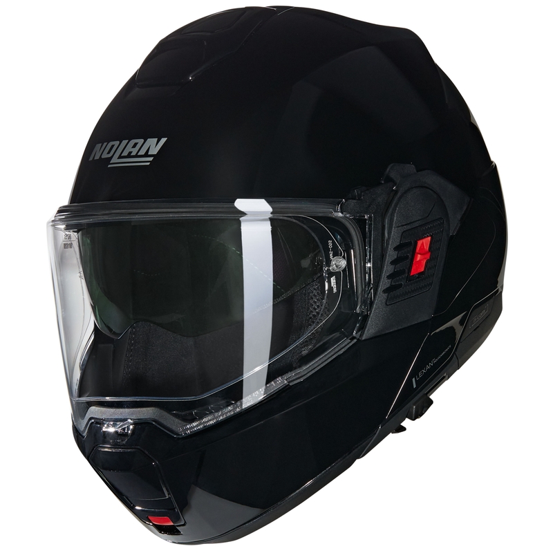 Preklopna motociklistička kaciga Nolan N120-1 Classico N-COM 301 crna