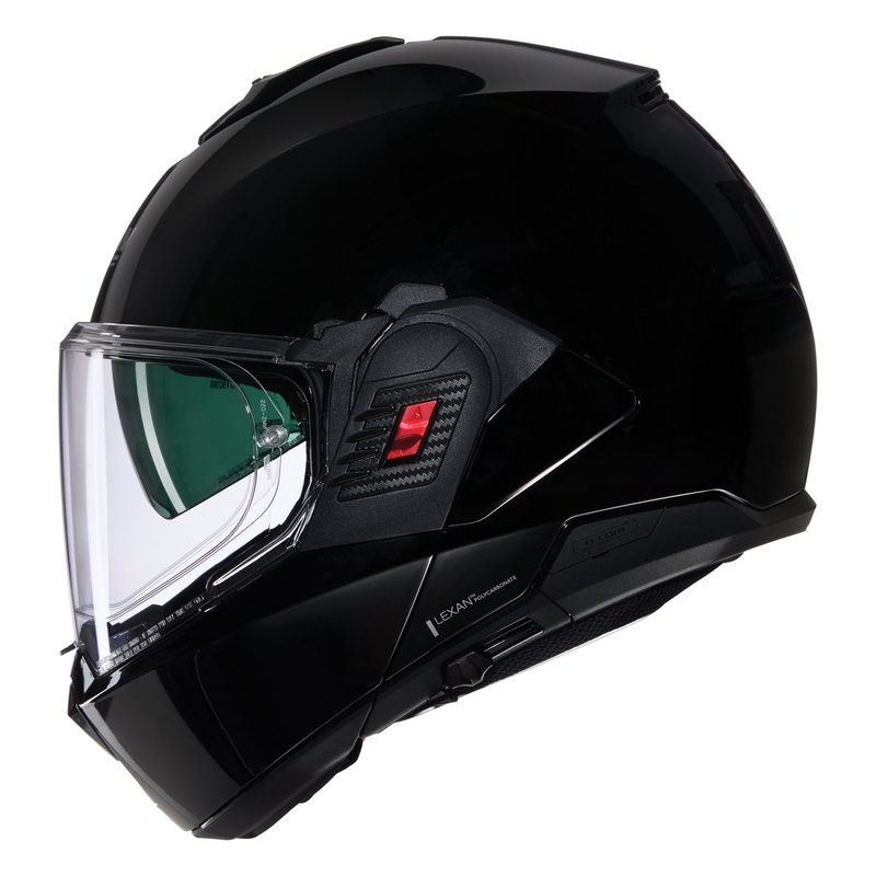 Preklopna motociklistička kaciga Nolan N120-1 Classico N-COM 301 crna