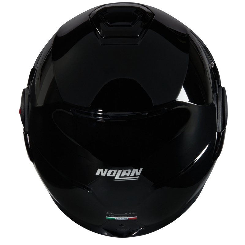 Preklopna motociklistička kaciga Nolan N120-1 Classico N-COM 301 crna