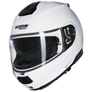 Preklopna motociklistička kaciga Nolan N100-6 Classico N-COM 305 bijela