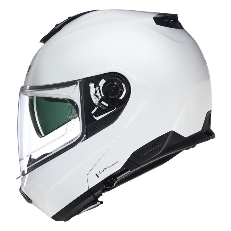 Preklopna motociklistička kaciga Nolan N100-6 Classico N-COM 305 bijela