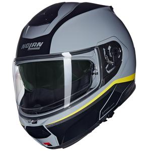 Preklopna motociklistička kaciga Nolan N100-6 Incognito N-COM 346 sivo-crno-žuta