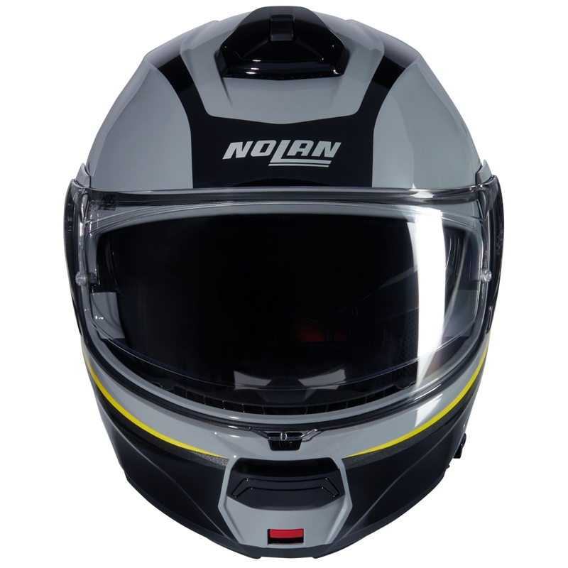 Preklopna motociklistička kaciga Nolan N100-6 Incognito N-COM 346 sivo-crno-žuta