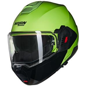 Preklopna motociklistička kaciga Nolan N120-1 Mivedi N-COM 329 zeleno-crna