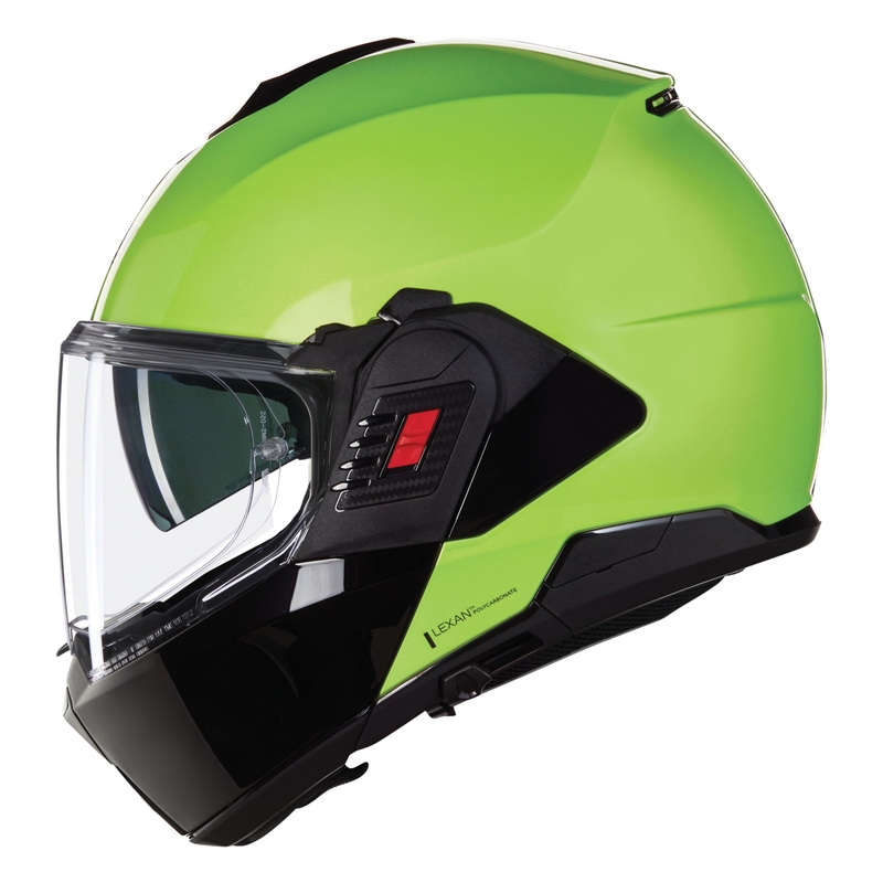 Preklopna motociklistička kaciga Nolan N120-1 Mivedi N-COM 329 zeleno-crna