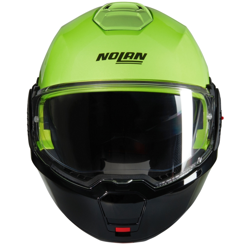 Preklopna motociklistička kaciga Nolan N120-1 Mivedi N-COM 329 zeleno-crna