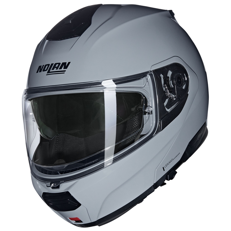Preklopna motociklistička kaciga Nolan N120-1 Classico N-COM 303 siva