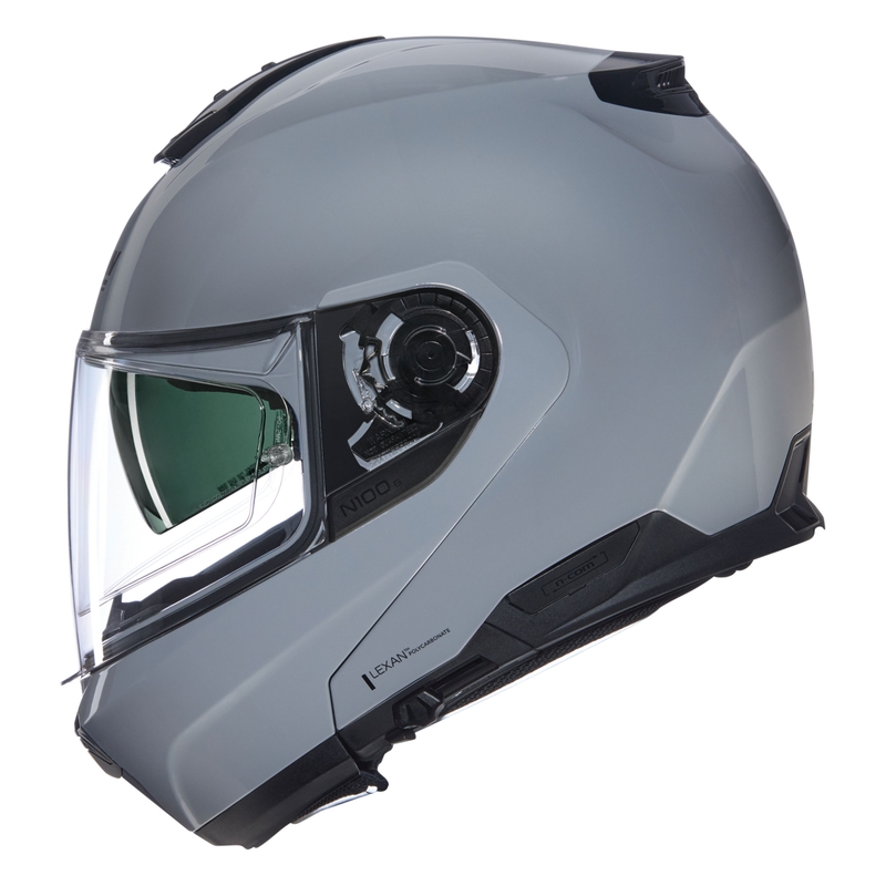 Preklopna motociklistička kaciga Nolan N120-1 Classico N-COM 303 siva
