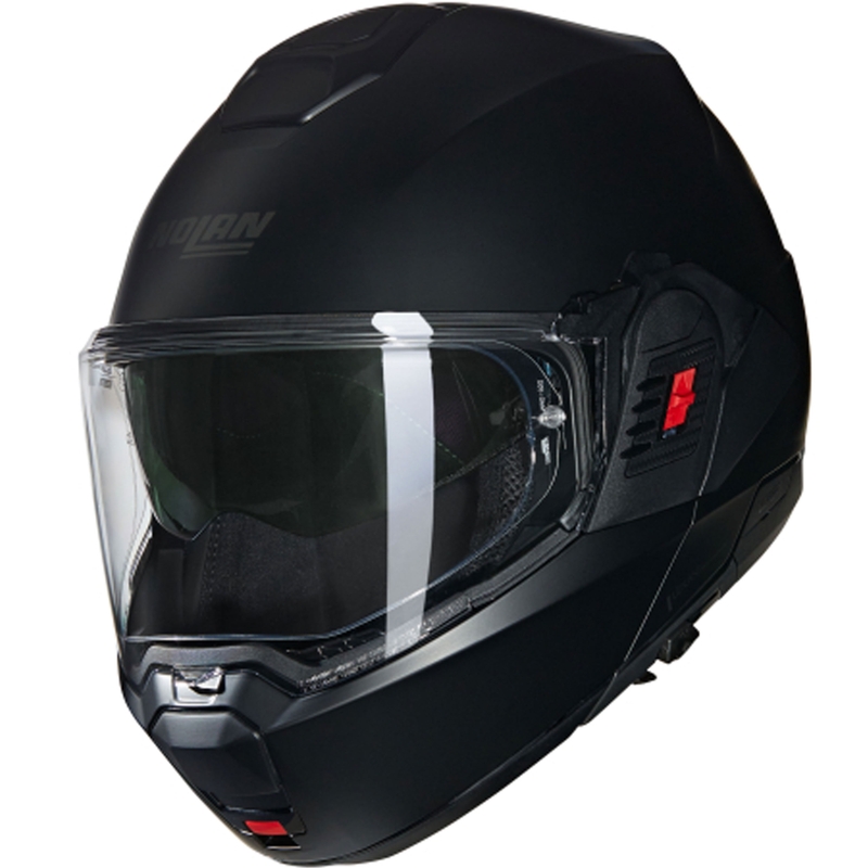 Preklopna motociklistička kaciga Nolan N100-6 Classico N-COM 302 mat crna