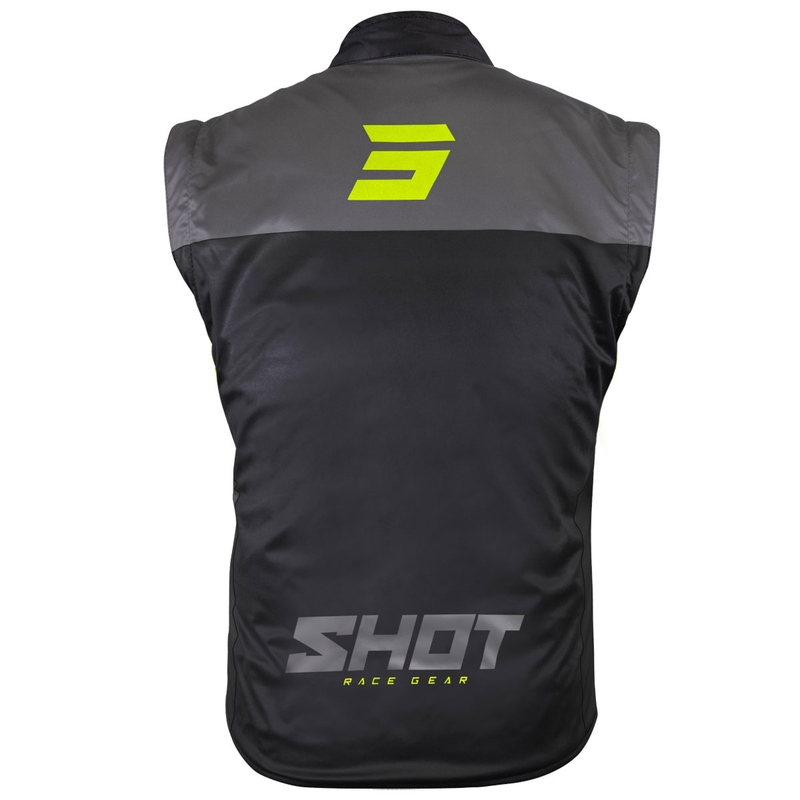 Motociklistički prsluk Shot Bodywarmer Lite crno-fluo žuti