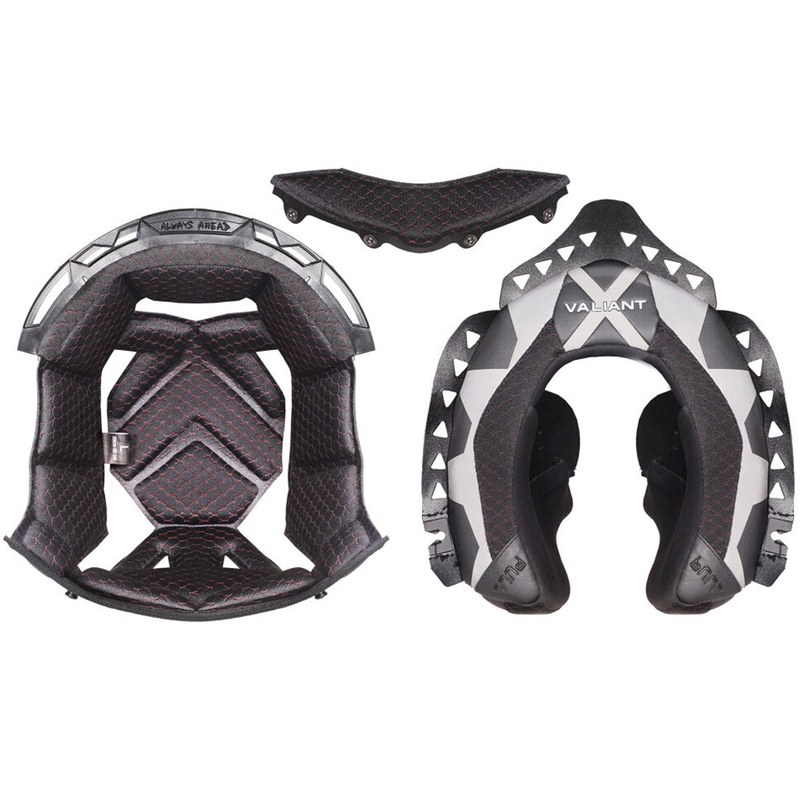 Zamjenska unutrašnjost za motociklističku kacigu LS2 FF901, crna