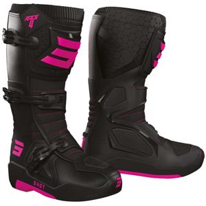Shot Race 4 motorističke čizme crno-fluo roze