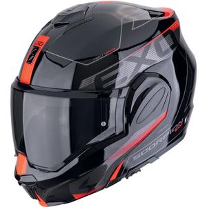 Motoristička kaciga na preklop Scorpion EXO-TECH EVO TRAVELER crno-crvena