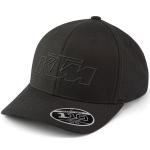KTM Essential zakrivljena kapa crna