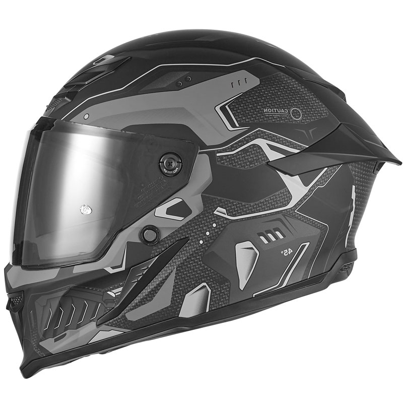 NOX Ekskluzivna motociklistička kaciga Goliath Berserk za cijelo lice, mat crno-titanska