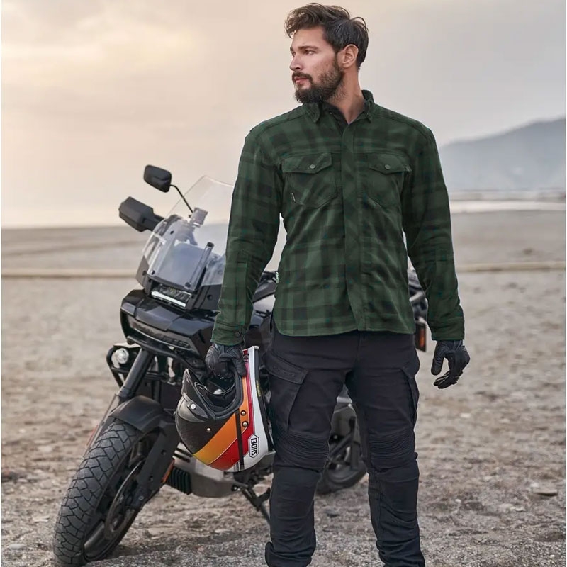 Shima Renegade 2 motociklistička majica zelene boje