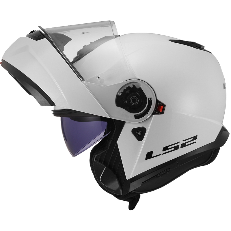Preklopna kaciga LS2 FF908 Strobe II bijela sjajna