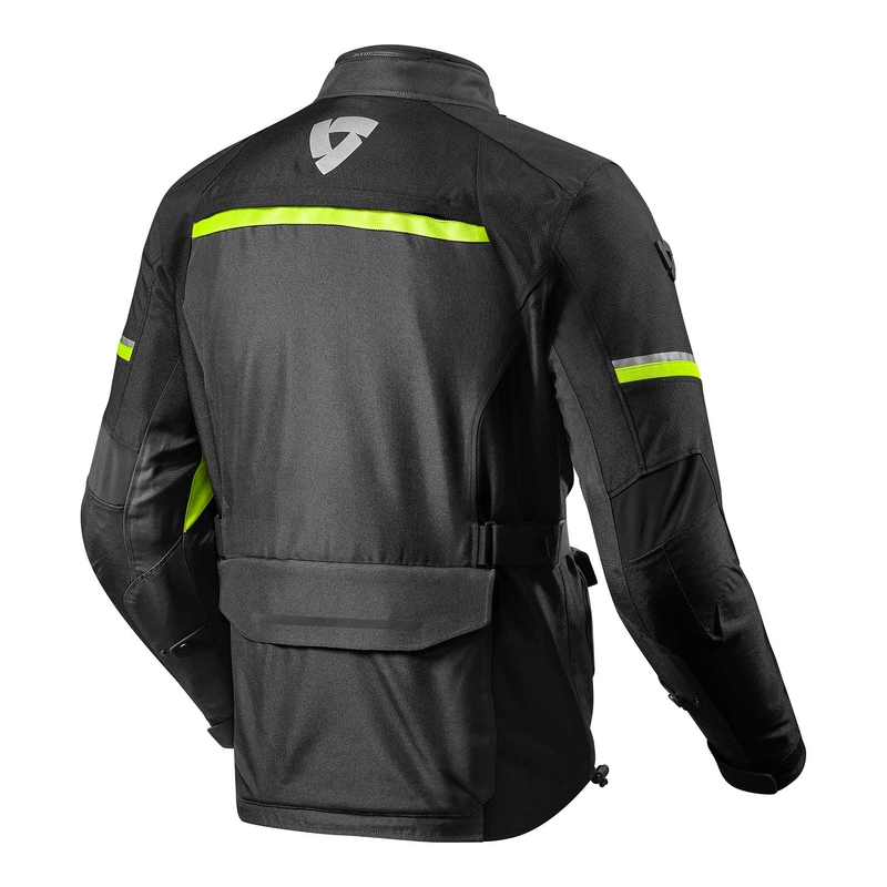 Motociklistička jakna Revit Outback 3 Black-Fluo Yellow rasprodaja