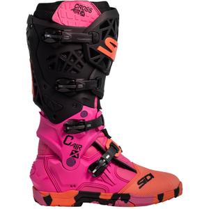 SiDi Crossair X Messy motociklističke čizme koraljne boje