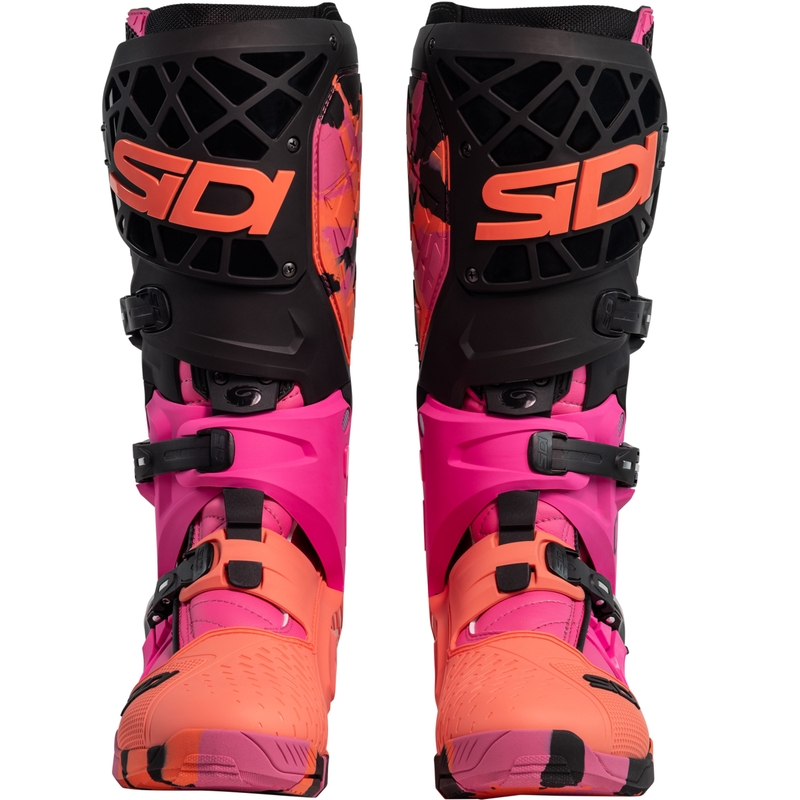 SiDi Crossair X Messy motociklističke čizme koraljne boje