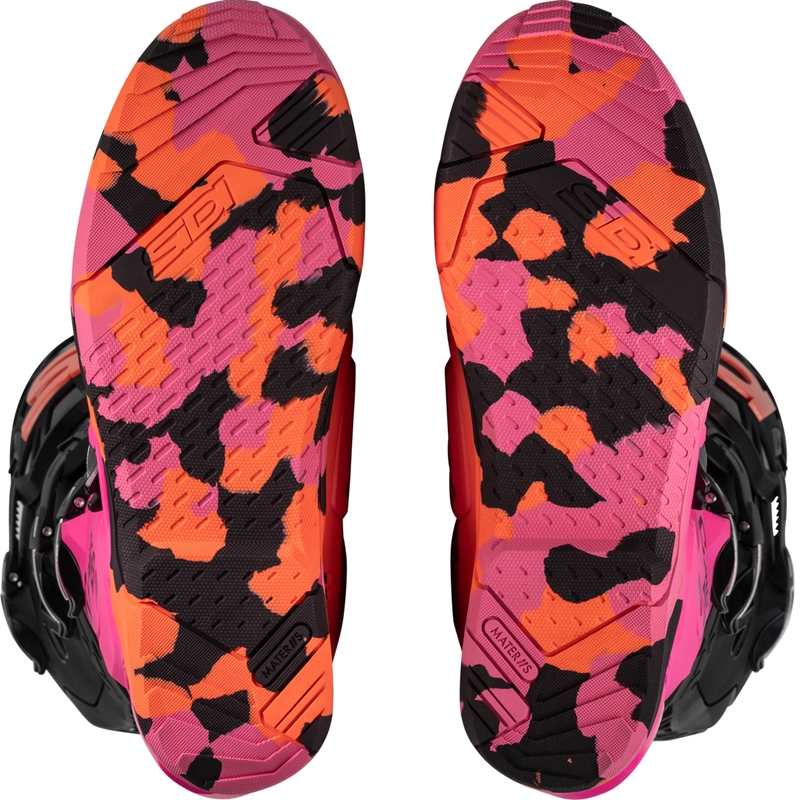 SiDi Crossair X Messy motociklističke čizme koraljne boje
