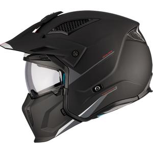 Otvorena kaciga s maskom MT Streetfighter SV S Solid A1 crna mat