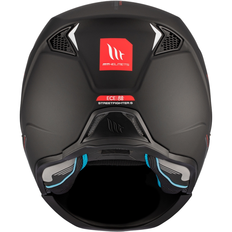 Otvorena kaciga s maskom MT Streetfighter SV S Solid A1 crna mat