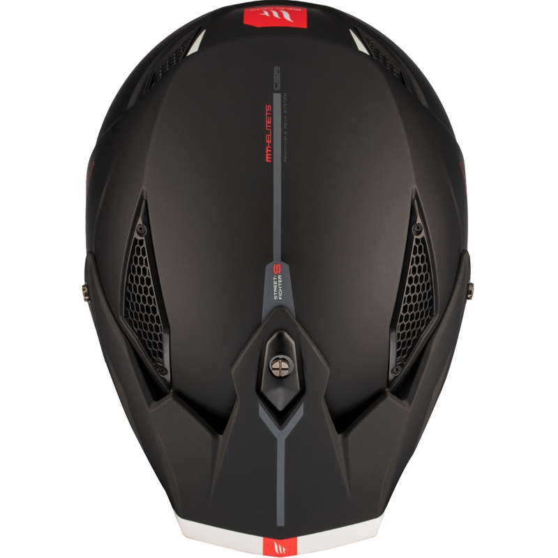 Otvorena kaciga s maskom MT Streetfighter SV S Solid A1 crna mat