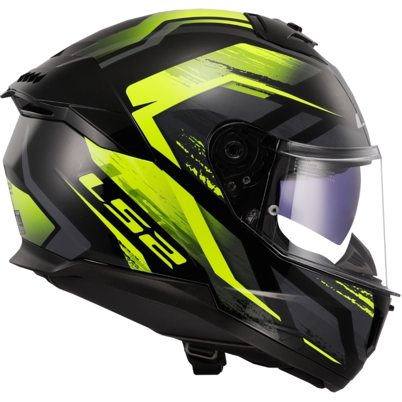 Integralna motociklistička kaciga LS2 FF808 Stream II Fury crno-fluo žuta