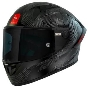 Integralna motociklistička kaciga MT KRE+ Carbon Solid A11 crna sjajna