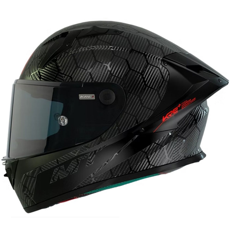 Integralna motociklistička kaciga MT KRE+ Carbon Solid A11 sjajno crna