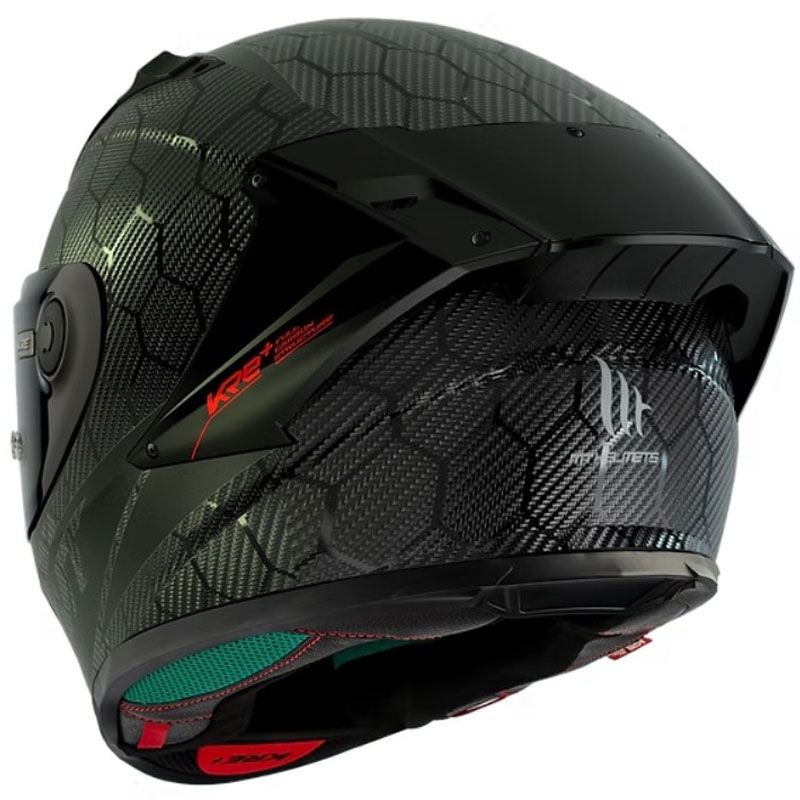 Integralna motociklistička kaciga MT KRE+ Carbon Solid A11 sjajno crna