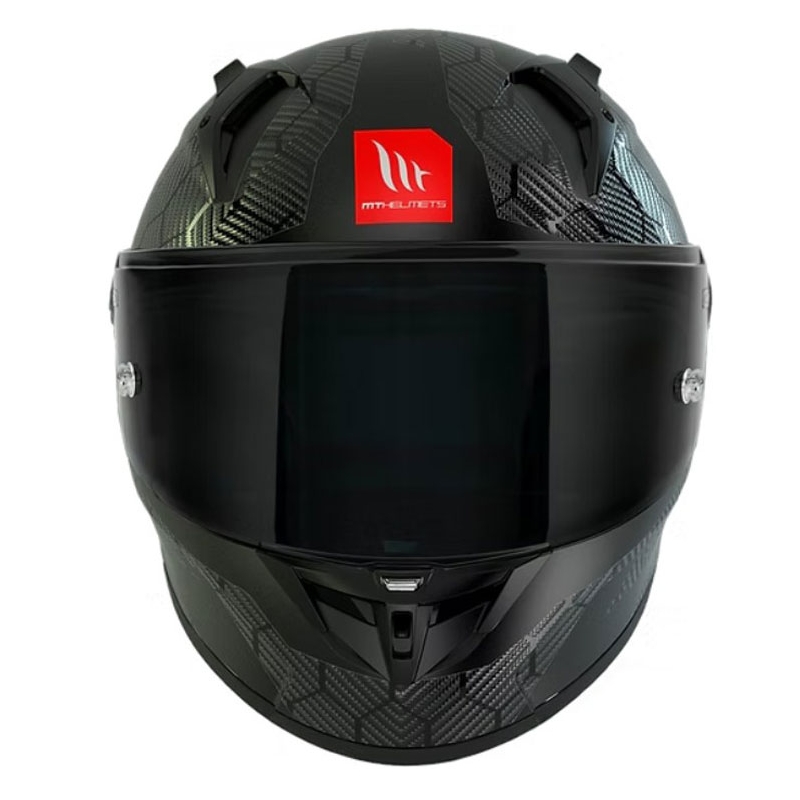 Integralna motociklistička kaciga MT KRE+ Carbon Solid A11 sjajno crna