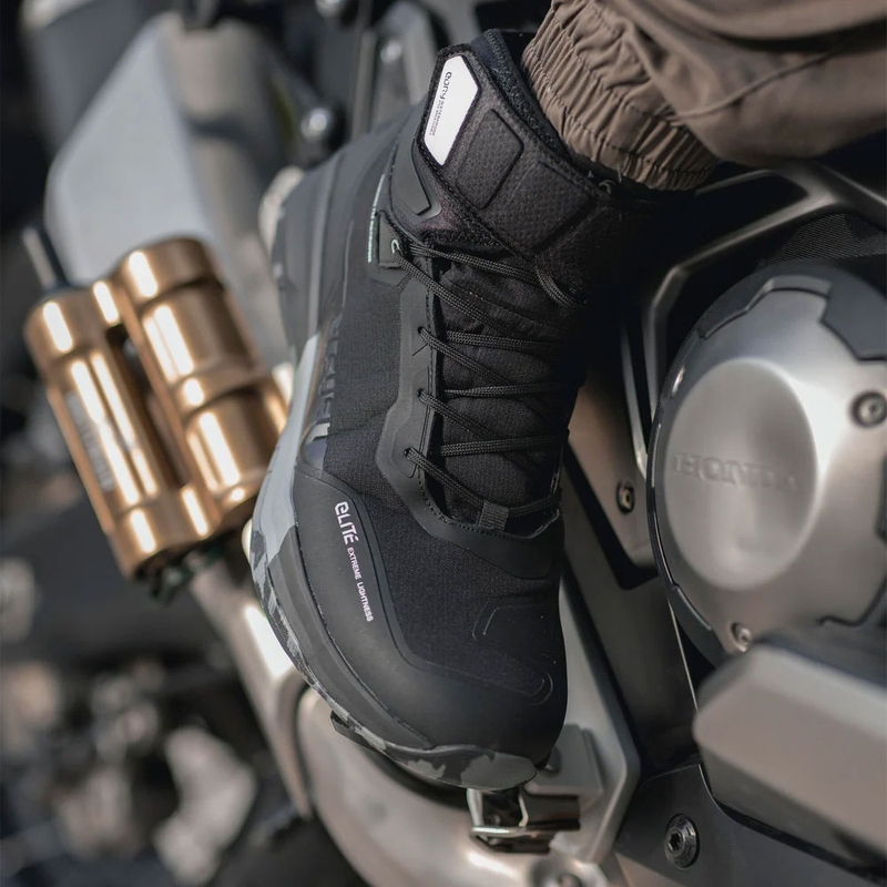 Eleveit STRATOS E-Dry motociklističke čizme crne boje