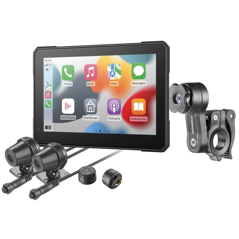 Interphone RIDESYNC70 Apple CarPlay i Android Auto zaslon za motocikle