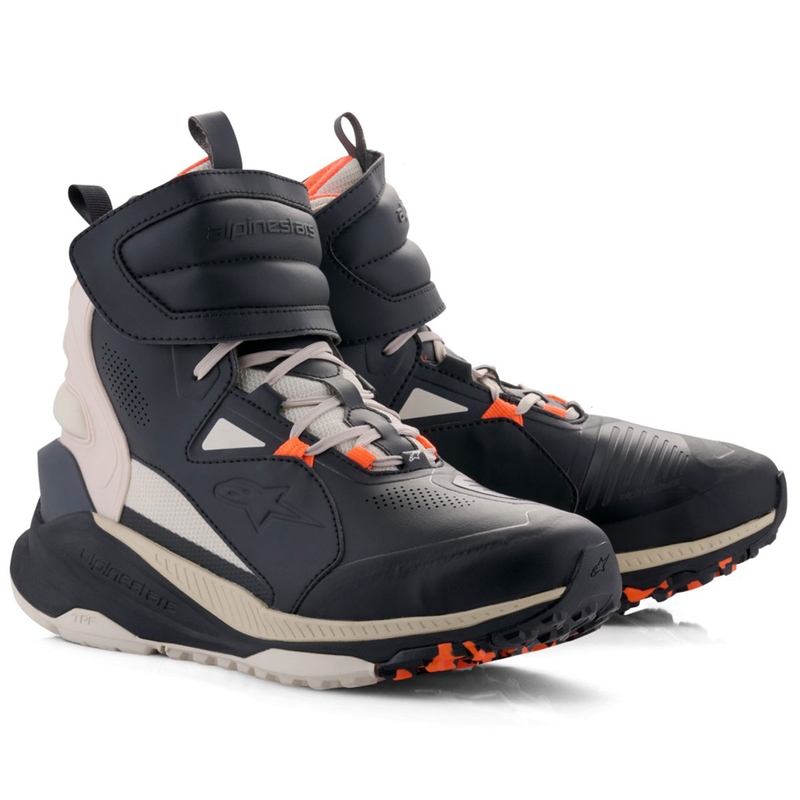 Alpinestars Speedstreet motociklističke čizme crno-badem-narančaste