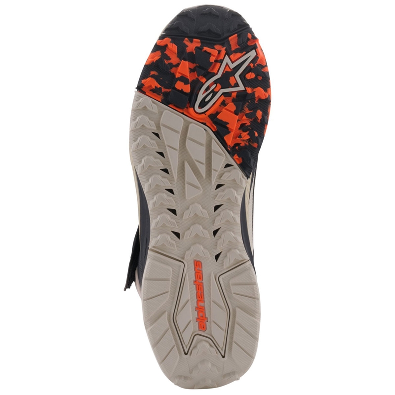 Alpinestars Speedstreet motociklističke čizme crno-badem-narančaste
