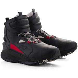 Alpinestars Speedstreet motociklističke čizme crno-bež-crvene