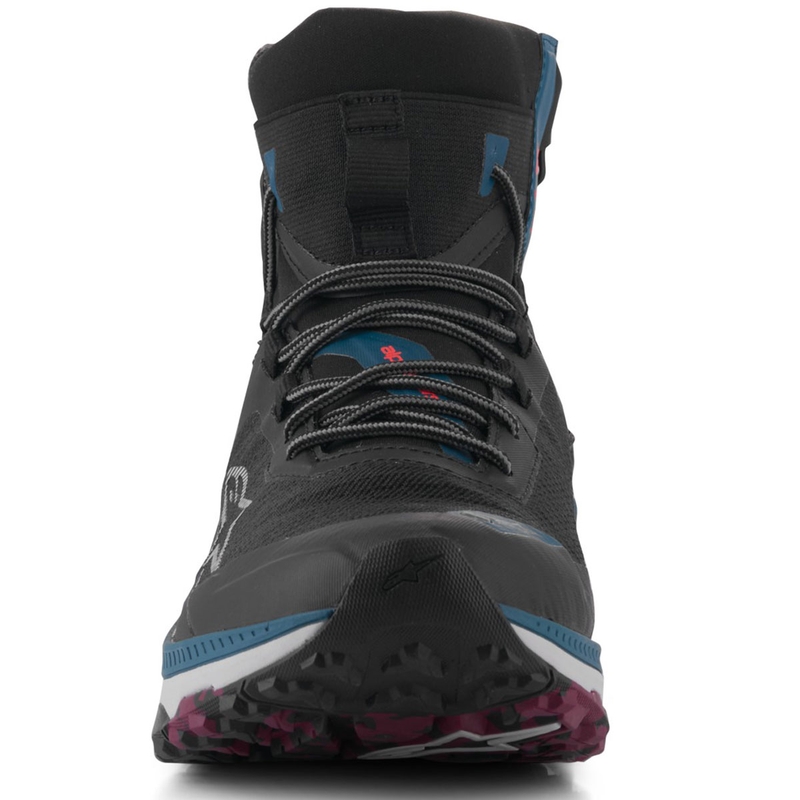 Alpinestars Speedforce XR motociklističke čizme crno-plavo-zeleno-sive