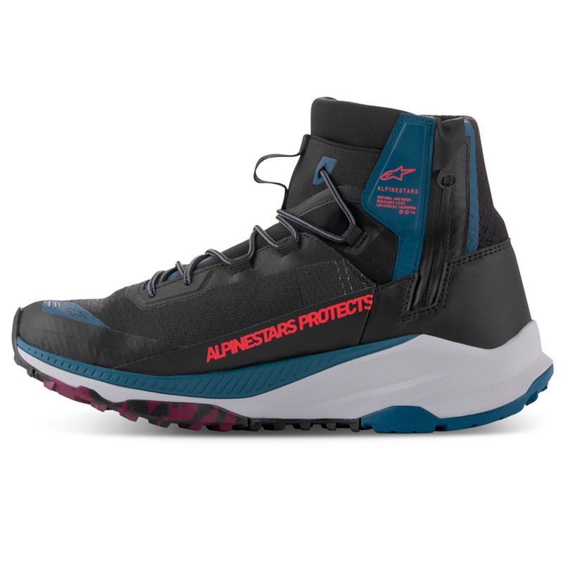 Alpinestars Speedforce XR motociklističke čizme crno-plavo-zeleno-sive